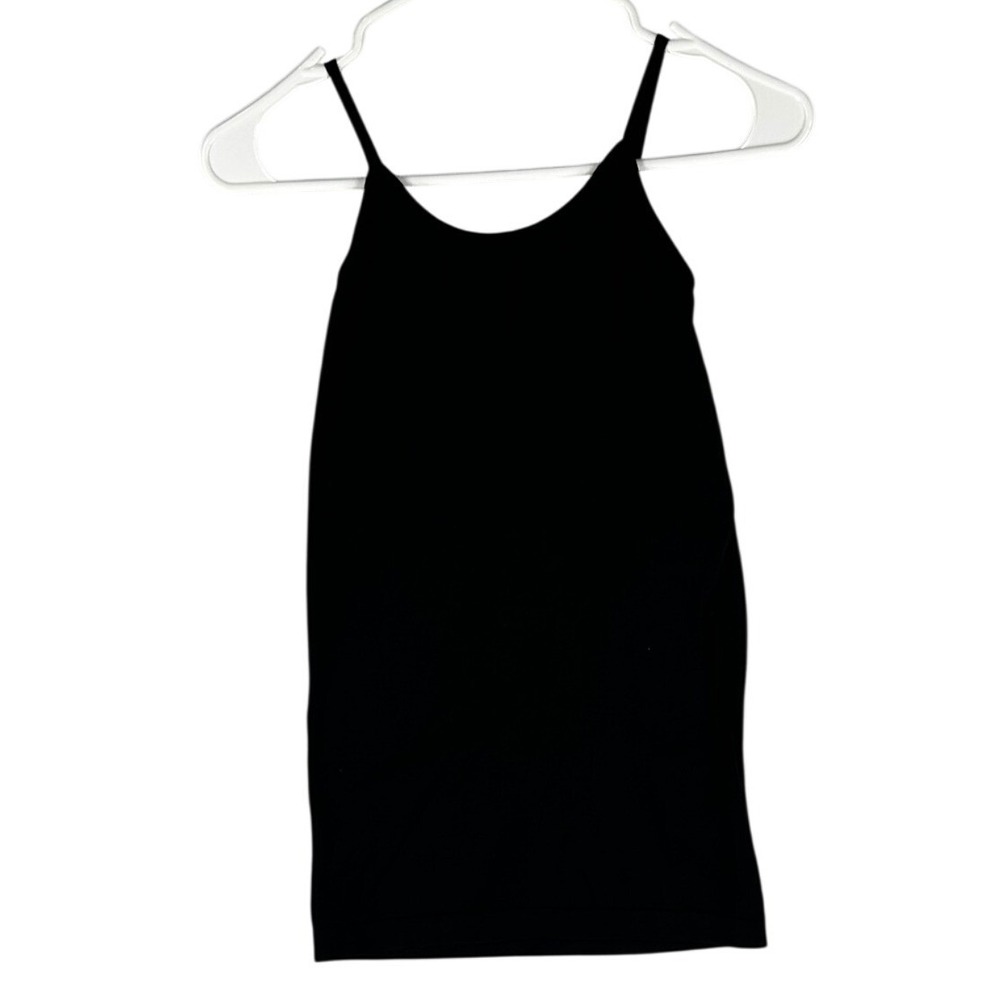 Delia's Basic Black Nylon Super Stretchy Cami Shirt Women's One Size Fits Most